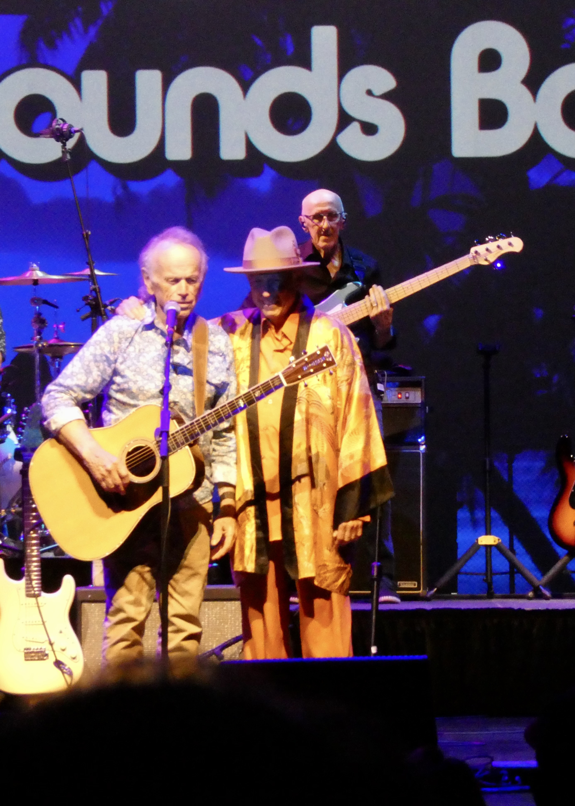 Stephen Kalinich on stage with Al Jardine and The Pet Sounds Band at The Soraya