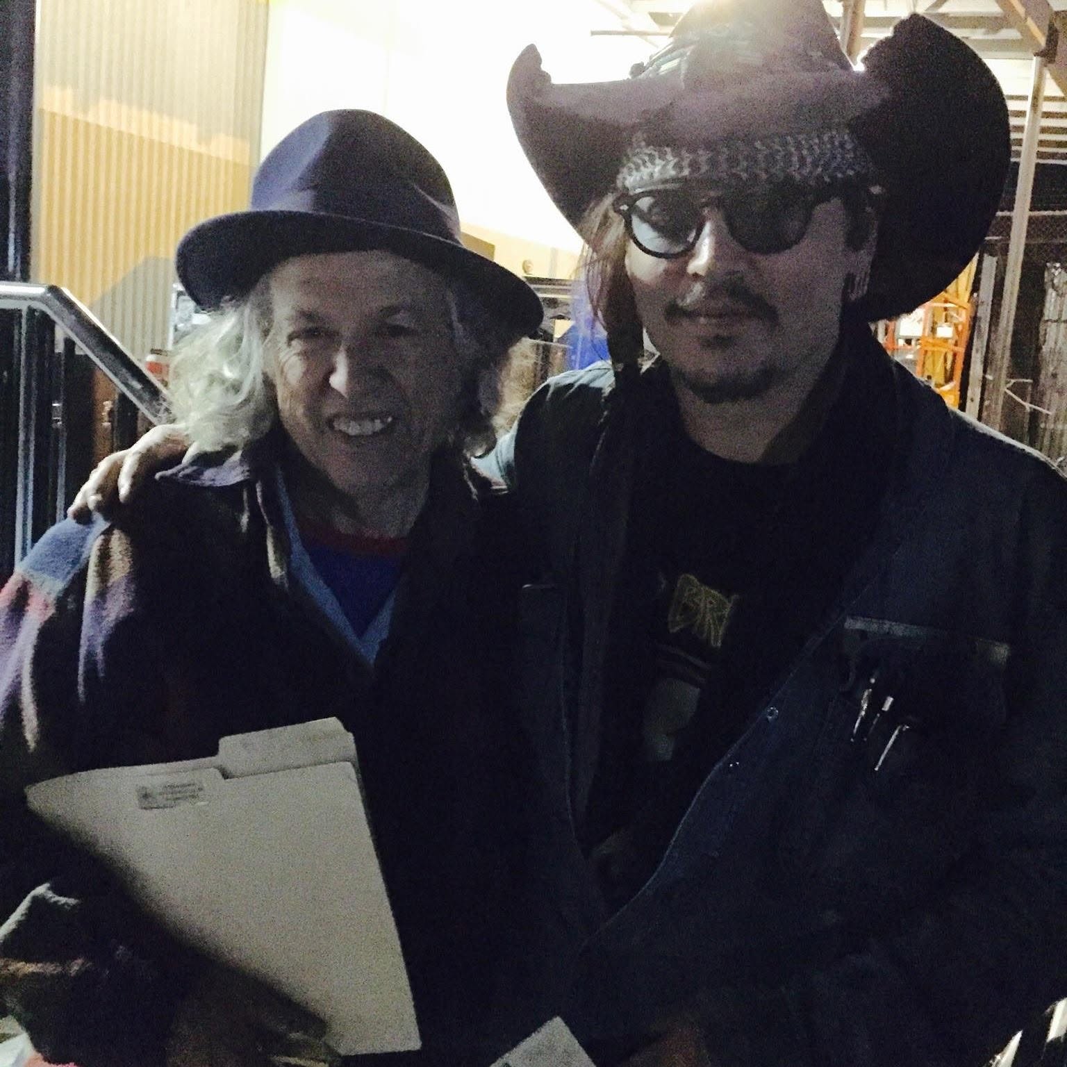 Stephen John Kalinich with Johnny Depp
