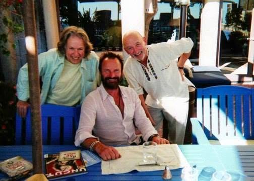Stephen John Kalinich with Sting and Keith Altham